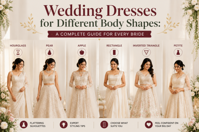 Wedding Dresses for Different Body Shapes: A Complete Guide for Every Bride