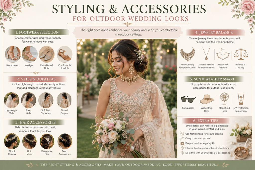 Outdoor and Garden Wedding Dress Style Guide styling accessories