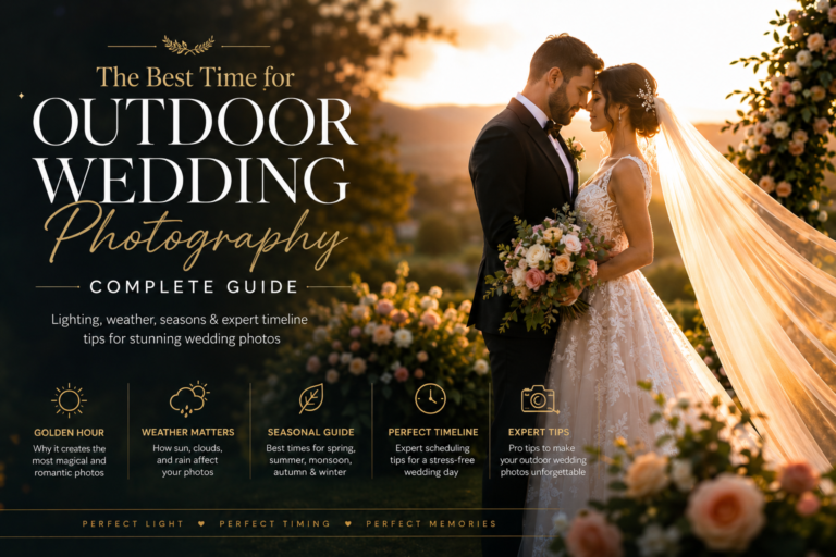 Best Time for Outdoor Wedding Photography: Complete Guide
