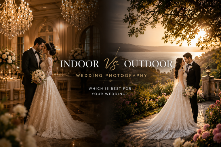 Indoor vs Outdoor Wedding Photography: Which One Is Best for Your Wedding?