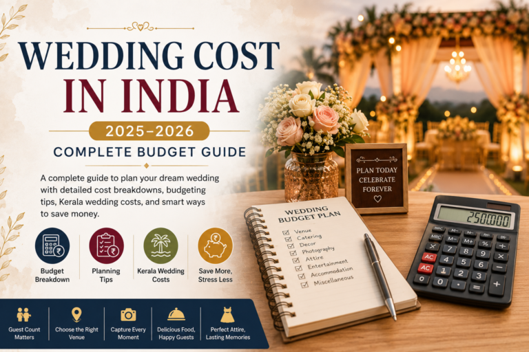 Wedding Cost in India (2025–2026): Complete Budget Breakdown & Planning Guide